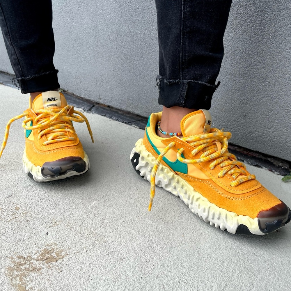 Nike Overbreak SP Mens Running Shoes Sneaker POLLEN RISE Yellow GREEN US MEN 8.5